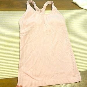 Lululemon padded fitted tank